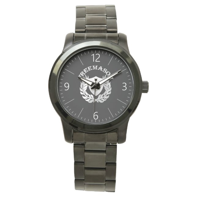 Silver-masonry-symbol Armbandsur (Framsida)