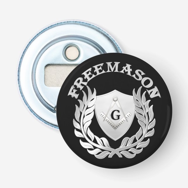 Silver-masonry-symbol Flasköppnare (Framsidan)