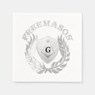 Silver-masonry-symbol Pappersservett