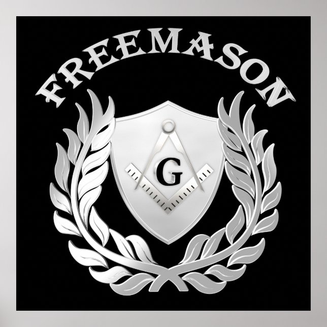 Silver-masonry-symbol Poster (Framsidan)