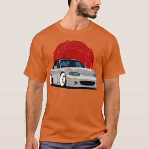 Silver Mazda Miata NB T Shirt