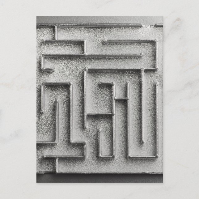 Silver maze vykort (Framsida)