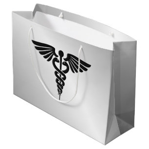 Silver Medical Caduceus