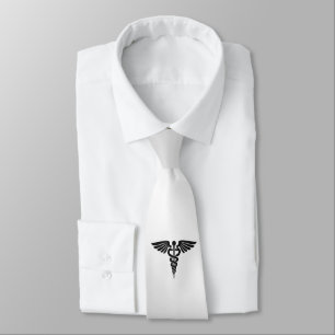 Silver Medical Caduceus Slips