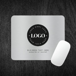 Silver Metallic Grått Add Company Anpassningsbar L Musmatta