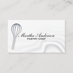 Silver Metallic Whisk Silky Background Visitkort