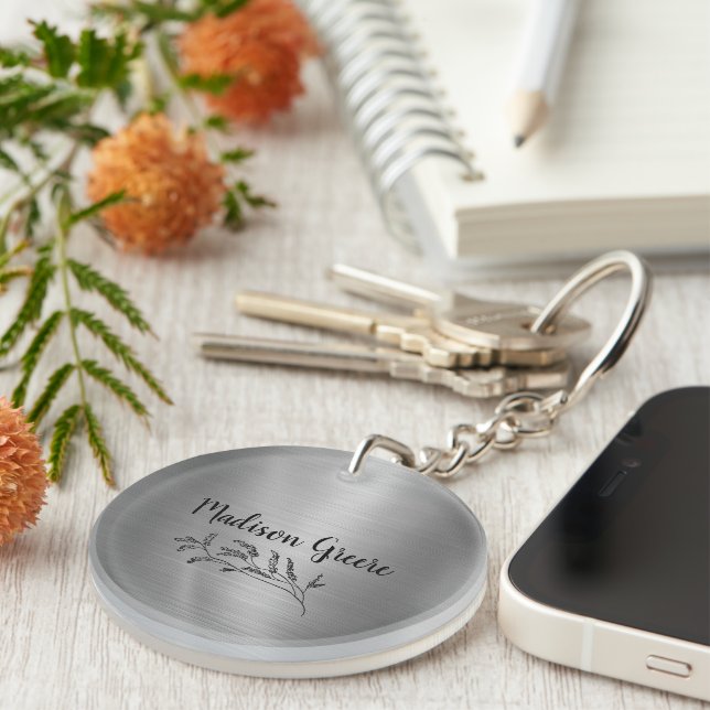 Silver Metallisk Personlig (Högra Framsidan)