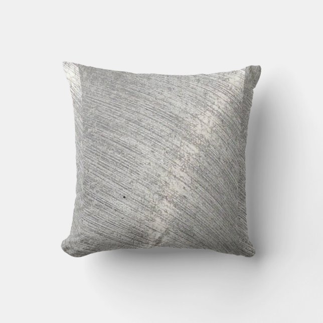Silver Metallisk Shine Mönster Kudde (Framsida)