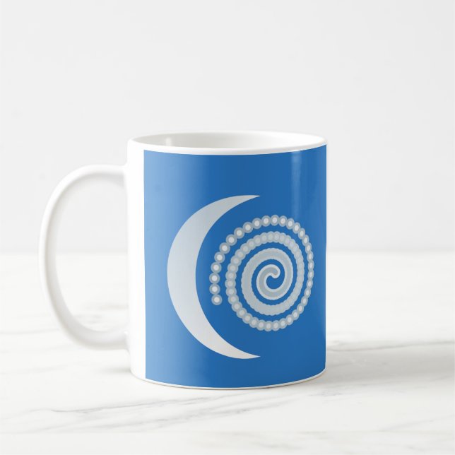 Silver Moon Spiral Kaffemugg (Vänster)
