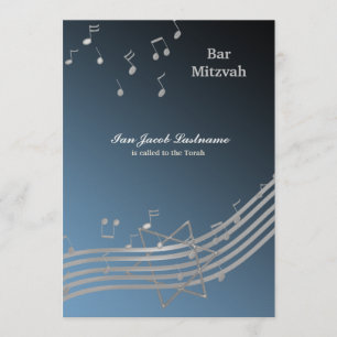 Silver Music i luft Inbjudningar