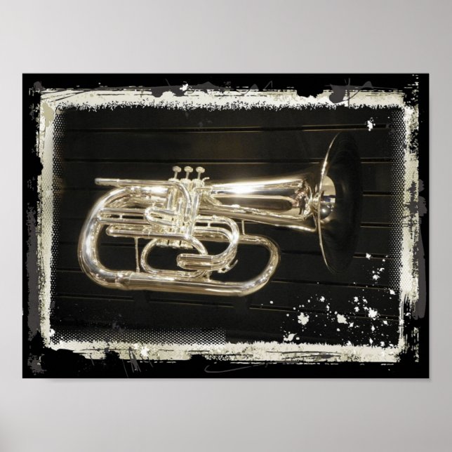 Silver Musical Instrument Poster (Framsidan)