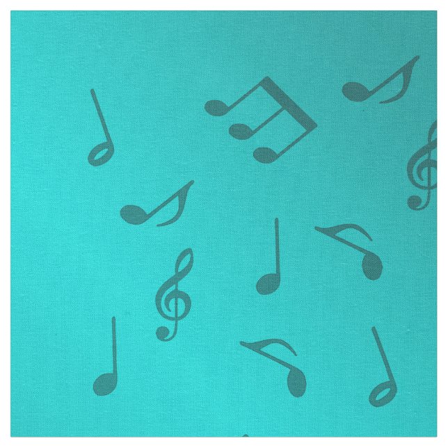 silver musik noter tyg (Närbild)