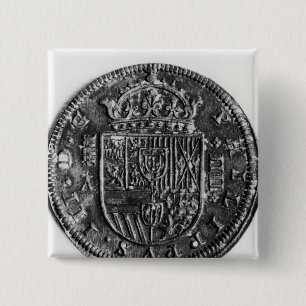 Silver myntar knapp