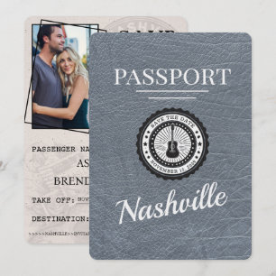 Silver Nashville-passet Spara datum Datumet
