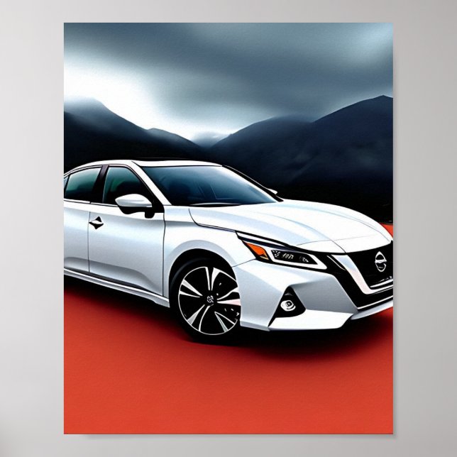 Silver Nissan 2023. Poster (Framsidan)