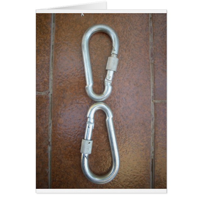 Silver oändlighet hälsningskort (Framsidan)