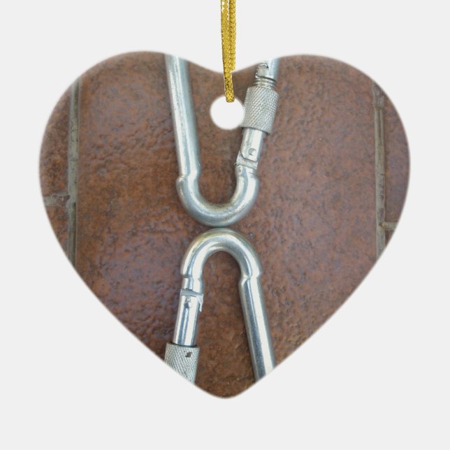 Silver oändlighet julgransprydnad keramik (Framsidan)