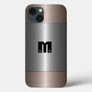 Silver och Bronze Stainless Steel Metall