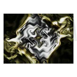 Silver och guld hälsningskort