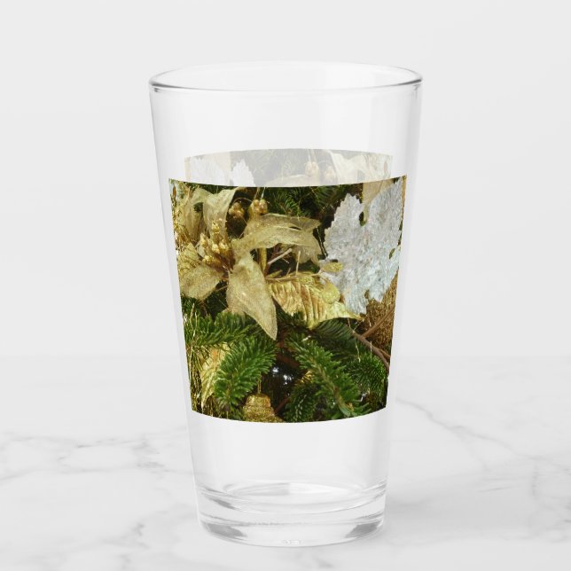 Silver och Guld Julgran II Helgdag Glaskopp (Framsida)