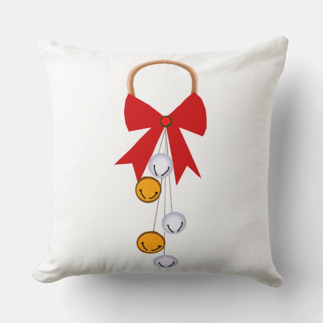 Silver och Guld Ornament Dekorativ kudde (Framsida)