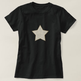 Silver- och guldstjärna t shirt