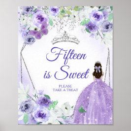 Silver och Lila ger Quinceañera-förmånen Poster