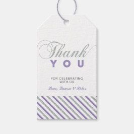 Silver och Lila | Modern partis favoritMärkre för Presentetikett