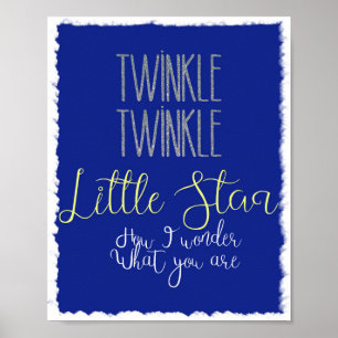 Silver och moln Poster Little Star
