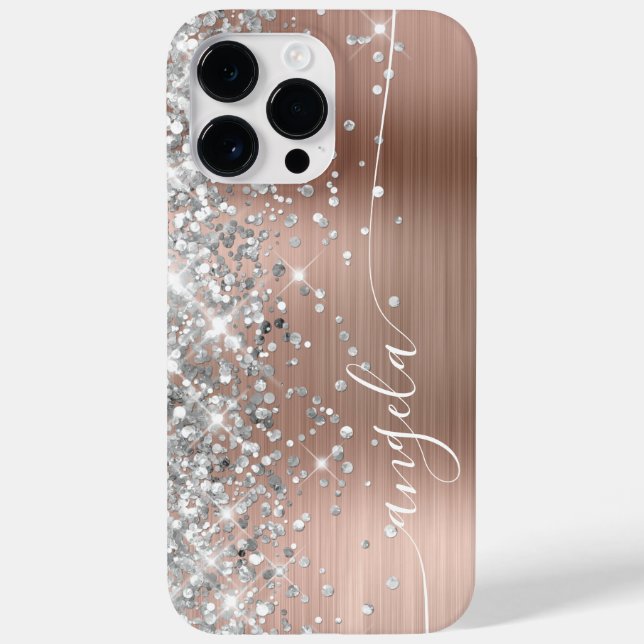Silver och Rose Gold Glittrig Glam Signatur (Baksida)
