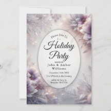 Silver och Soft Ametyst Winter Julfest