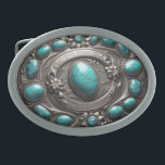 Silver och Turquises rodeo cowgirl<br><div class="desc">Den här rodeo-tjejen med låsbeslaget bälte har en AI-genererad bild som skapades av Susang6. Bilden har ett graverat låsbeslag med turkoshalten i silver.</div>