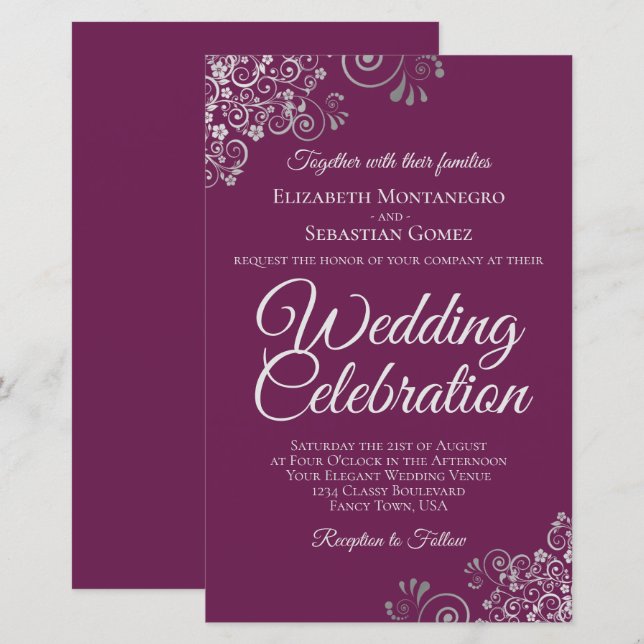 Silver om inbjudan till stora Magentor inom BUDGET (Fram/baksida)