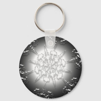 Silver Ornament Nyckelring