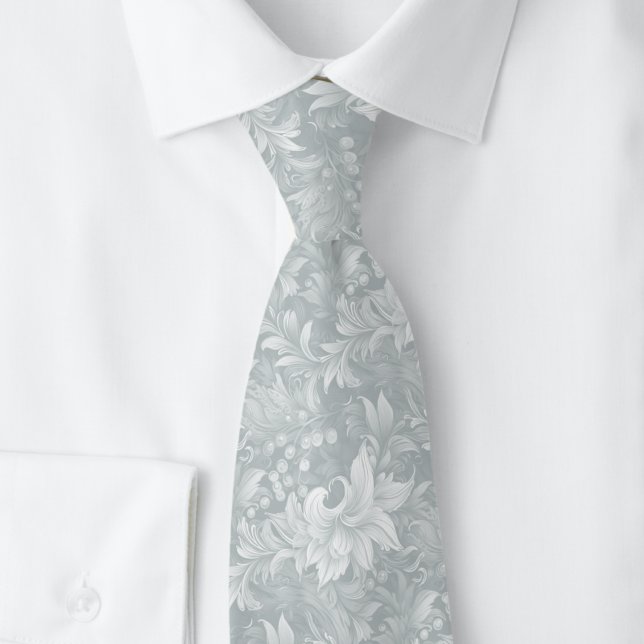 Silver Ornate Botanical Slips (Skapare uppladdad)