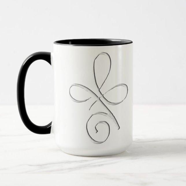 Silver Ovillkorlig Kärlek Mugg (Vänster)