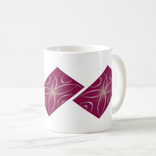 Silver på magentan kaffemugg