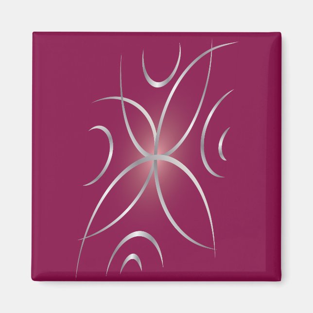 Silver på magentan magnet (Framsidan)