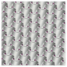 Silver på purpurfärgad ringbrynja tyg