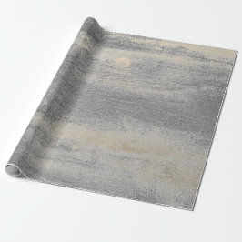 Silver Paint Industrial Cement Grått Graphite Guld Presentpapper