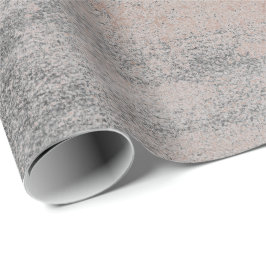 Silver Paint Industrial Cement Grått Ro Guld Presentpapper