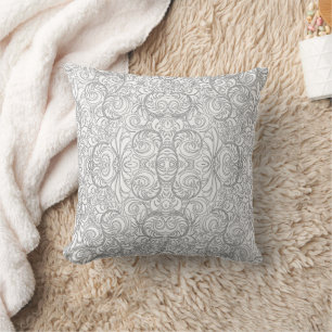 Silver Paisley Kuddört Kudde