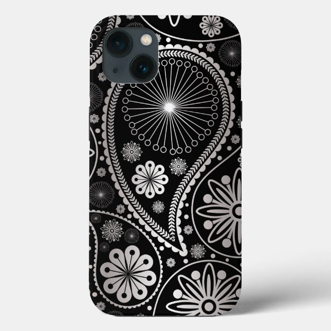 Silver paisley mönster (Baksida)