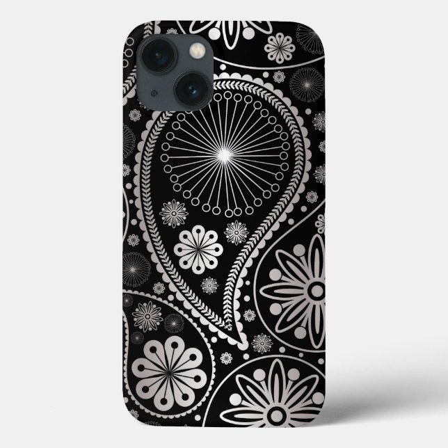 Silver paisley mönster (Baksida)
