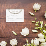 Silver Pearl Necklace-Bröllop OSA Tack Kort<br><div class="desc">Lägg till en aning tidlös elegans i ditt bröllop-kontor med den här pärltemade OSA kort. Svarskortet är ett perfekt komplement till formella och sofistikerade bröllop-teman med en vacker sträng av silver-pärlor och klassisk typografi. Anpassade enkelt med din OSA-tidsfrist och gästinformation. Perfekt för traditionella bröllop,  möhippor eller lyxmottagningar.</div>