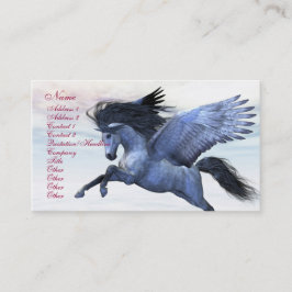 SILVER PEGASUS-AFFÄRSKORTET VISITKORT