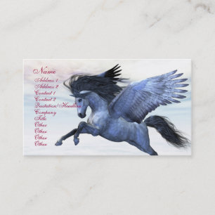 SILVER PEGASUS-AFFÄRSKORTET VISITKORT