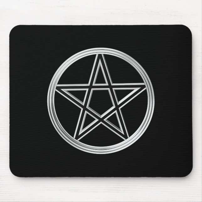 Silver pentagram musmatta (Framsidan)