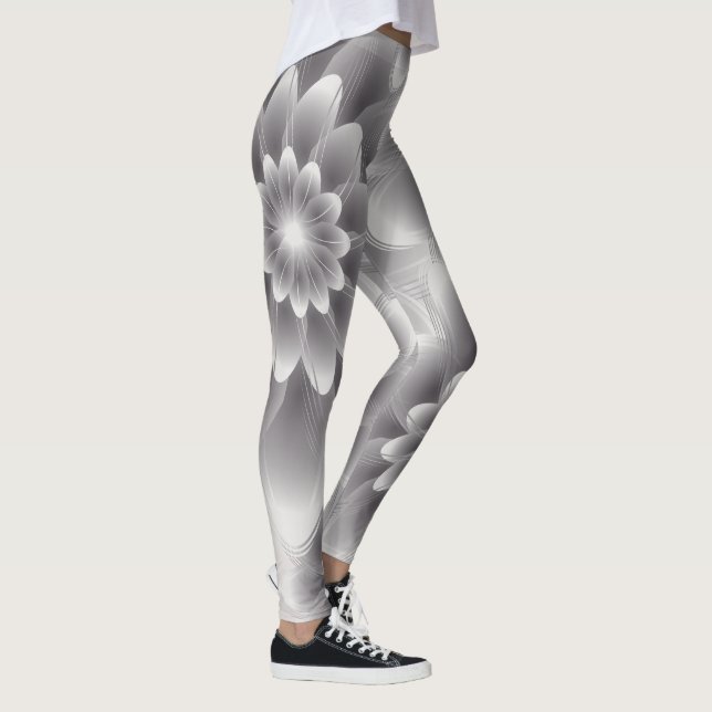 Silver petals bouquet leggings (Höger)