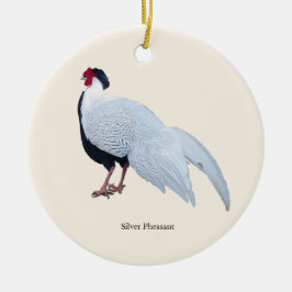 Silver Pheasant ornament